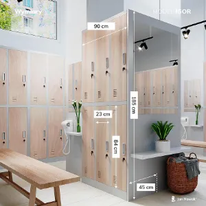 Obrazek Szafa Igor metalowa szary