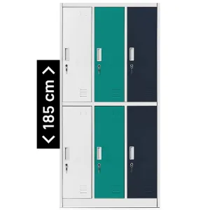 Obrazek Szafa Igor metalowa szary/multikolor