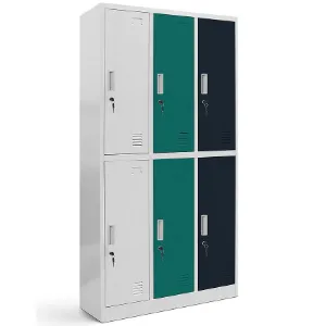 Obrazek Szafa Igor metalowa szary/multikolor