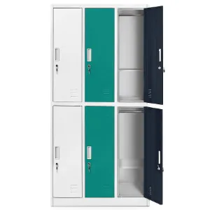 Obrazek Szafa Igor metalowa szary/multikolor