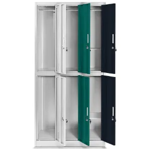 Obrazek Szafa Igor metalowa szary/multikolor