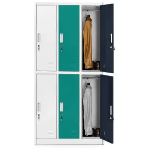 Obrazek Szafa Igor metalowa szary/multikolor