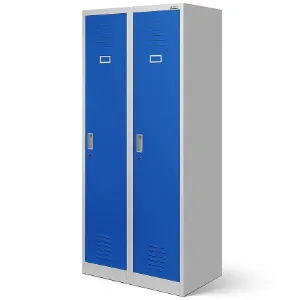 Obrazek Szafa Kacper metalowa szary/niebieski