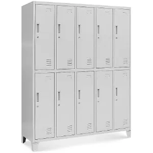 Obrazek Zestaw szafek bhp Bartek metalowe szary