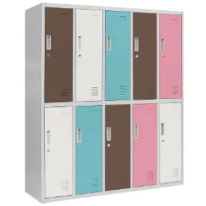 Obrazek Zestaw szafek bhp Bartuś metalowe pastel /multikolor