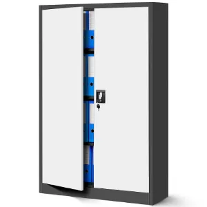 Obrazek Szafa Kevin metalowa antracyt/biały