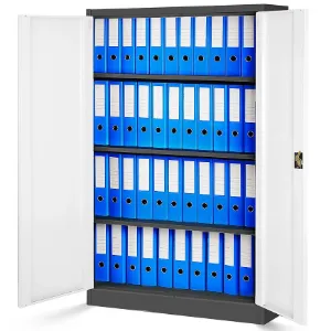 Obrazek Szafa Kevin metalowa antracyt/biały