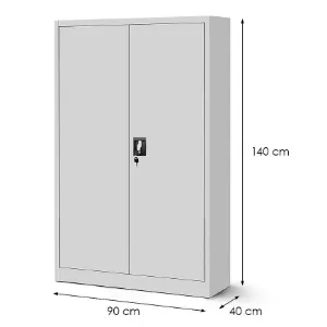 Obrazek Szafa Kevin metalowa szary