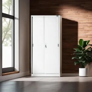 Obrazek Szafa Kuba metalowa biały