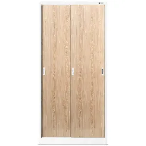 Obrazek Szafa Kuba metalowa biały/sonoma