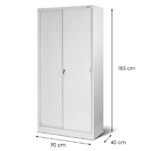 Obrazek Szafa Kuba metalowa szary