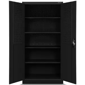 Obrazek Szafa Metalowa Biurowa Bruno czarny