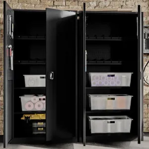 Obrazek Szafa Metalowa Biurowa Bruno czarny