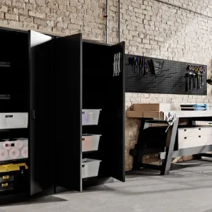 Obrazek Szafa Metalowa Biurowa Bruno czarny