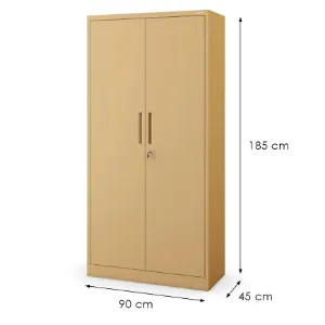 Obrazek Szafa Metalowa Biurowa Dawid beżowy