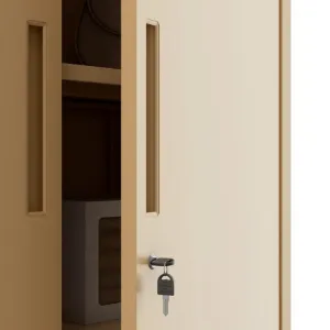 Obrazek Szafa Metalowa Biurowa Dawid beżowy