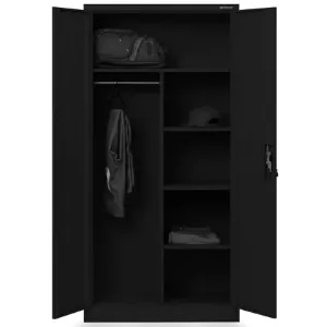 Obrazek Szafa Metalowa Biurowa Dawid czarny