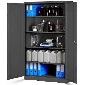 Obrazek Szafa Jan 2 metalowa antracyt