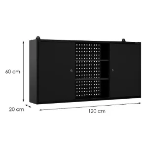 Obrazek Szafka biurowa Ben metalowa czarny