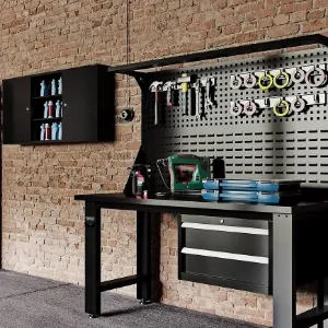 Obrazek Szafka biurowa Ben metalowa czarny