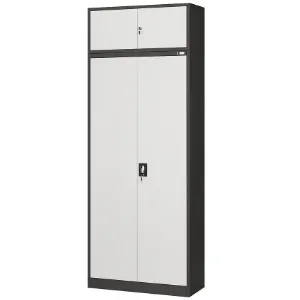 Obrazek Szafka wisząca Ewa metalowa antracyt/biały