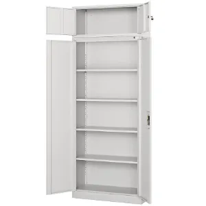 Obrazek Szafka wisząca Ewa metalowa szary