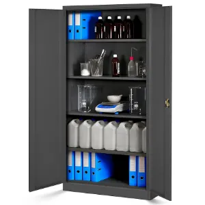 Obrazek Szafa Jan H metalowa antracyt