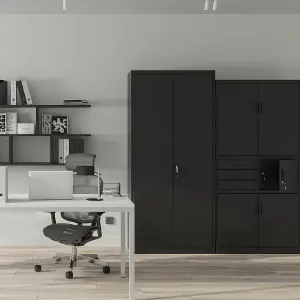 Obrazek Szafa Jan H metalowa antracyt