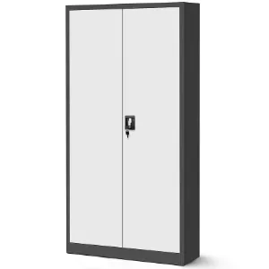 Obrazek Szafa Jan H metalowa antracyt/biały