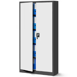 Obrazek Szafa Jan H metalowa antracyt/biały