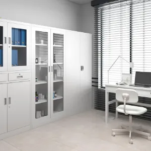 Obrazek Szafa Jan H metalowa antracyt/biały