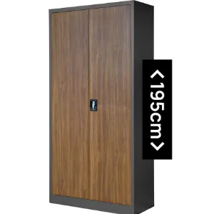 Obrazek Szafa Jan H metalowa antracyt/orzech