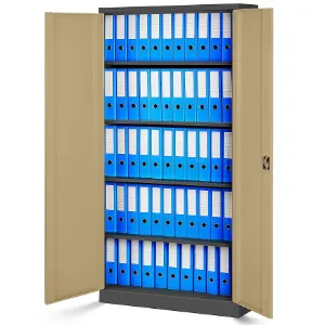 Obrazek Szafa Jan H metalowa antracyt/orzech