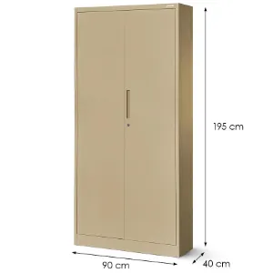 Obrazek Szafa Jan H metalowa beżowy