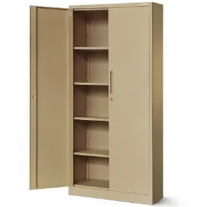 Obrazek Szafa Jan H metalowa beżowy