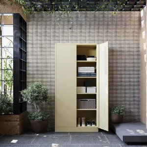 Obrazek Szafa Jan H metalowa beżowy