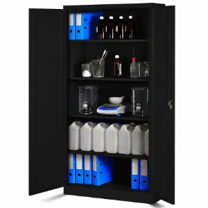 Obrazek Szafa Jan H metalowa czarny