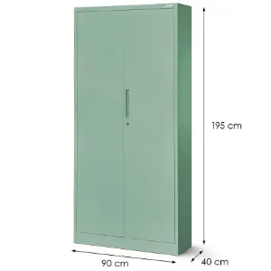 Obrazek Szafa Jan H metalowa pastelowy zielony
