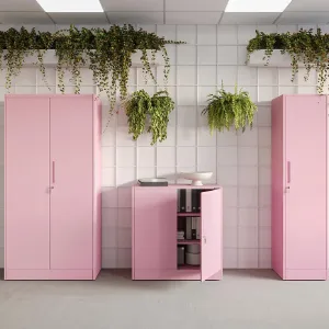 Obrazek Szafa Jan H metalowa pudrowy róż