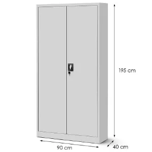 Obrazek Szafa Jan H metalowa szary