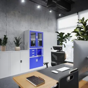 Obrazek Szafa Jan H metalowa szary