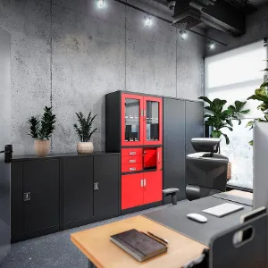 Obrazek Szafa Jan metalowa antracyt