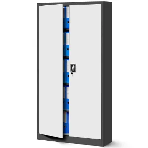 Obrazek Szafa Jan metalowa antracyt/biały