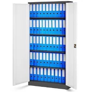 Obrazek Szafa Jan metalowa antracyt/biały