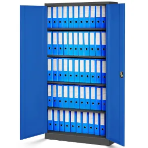 Obrazek Szafa Jan metalowa antracyt/niebieski