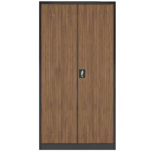 Obrazek Szafa Jan metalowa antracyt/orzech