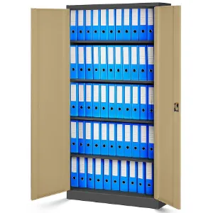 Obrazek Szafa Jan metalowa antracyt/orzech