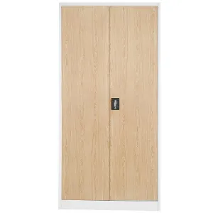 Obrazek Szafa Jan metalowa biały/sonoma