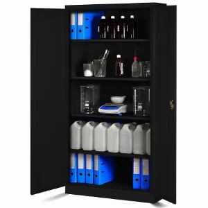 Obrazek Szafa Jan metalowa czarny