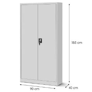 Obrazek Szafa Jan metalowa szary